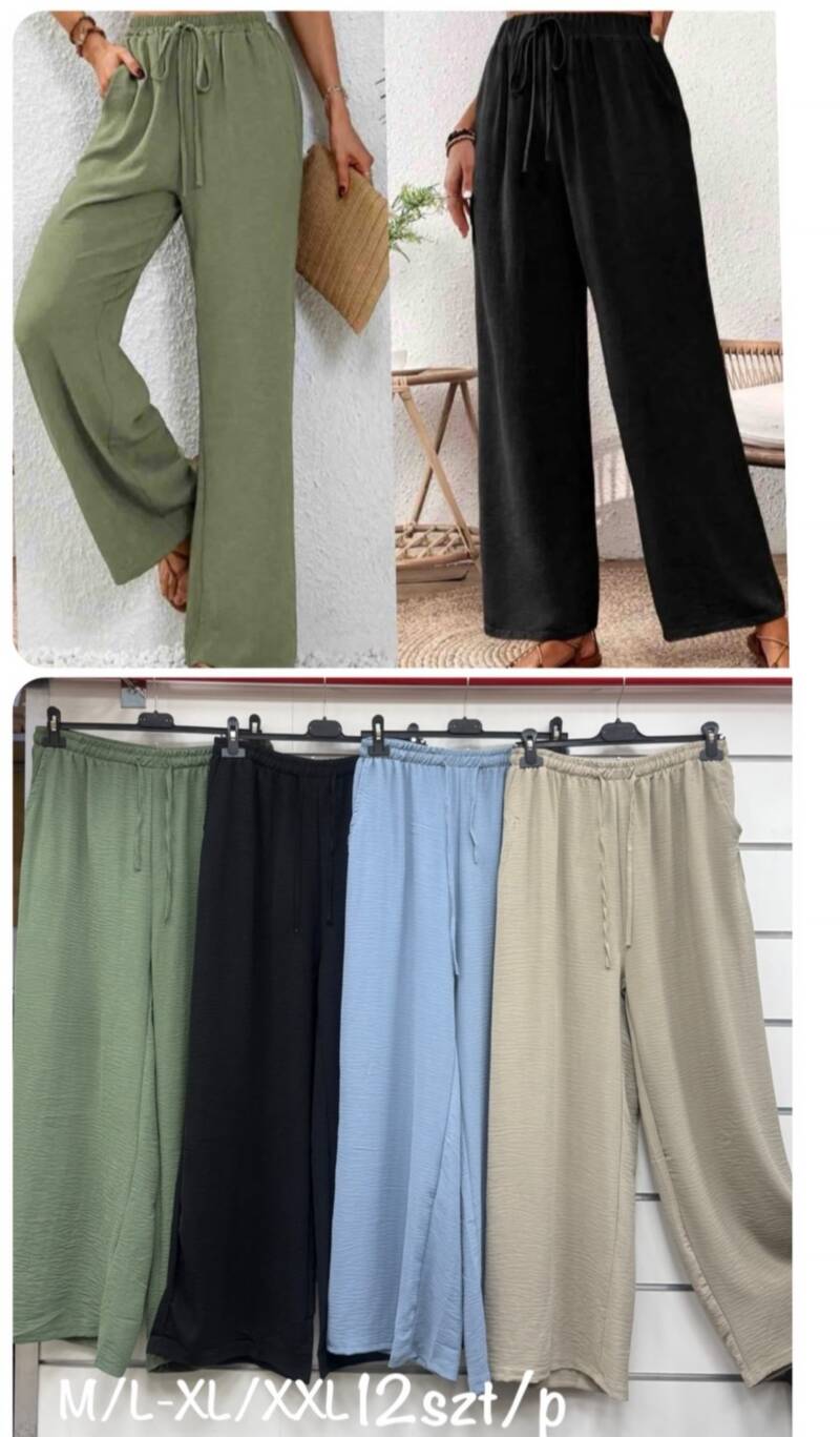 Spodnie damskie Roz M/L-XL-2XL, Mix Kolor Paczka 12 szt